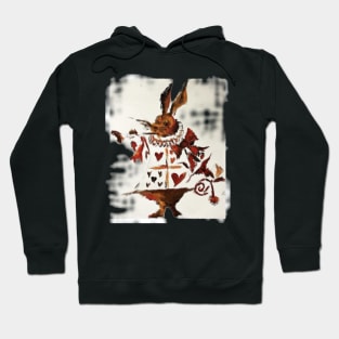 White Hare Alice in Wonderland Hoodie